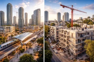 תמא 70 התחדשות עירונית בלוד רמלה עם בניה חדשה ושיפוץ מבנים